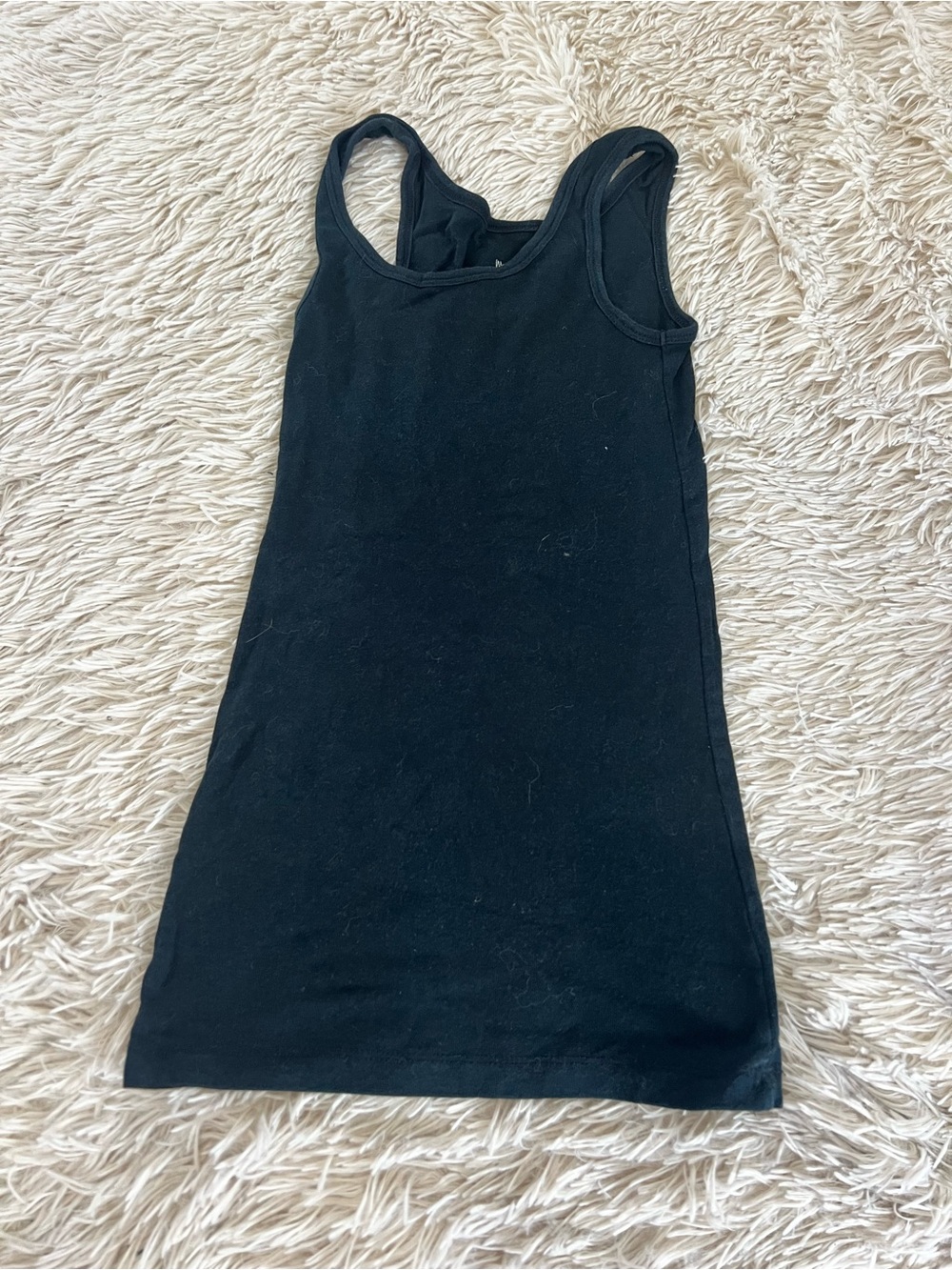 Mossimo Supply Co. Black Ribbed Racerback Tank